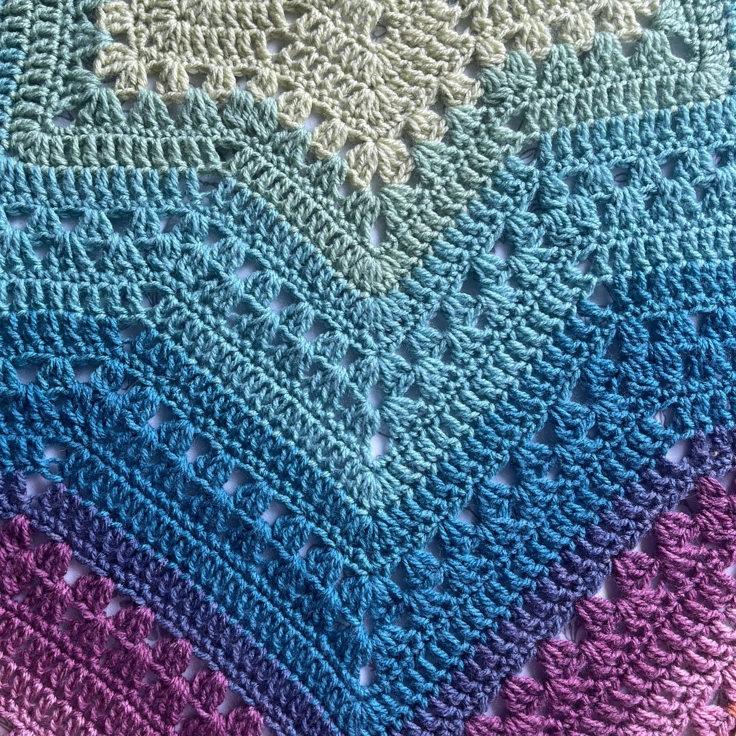 Star Crochet Baby Blanket
