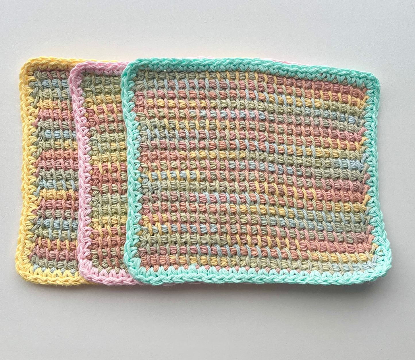 Reusable Crochet Cloth Set - Small