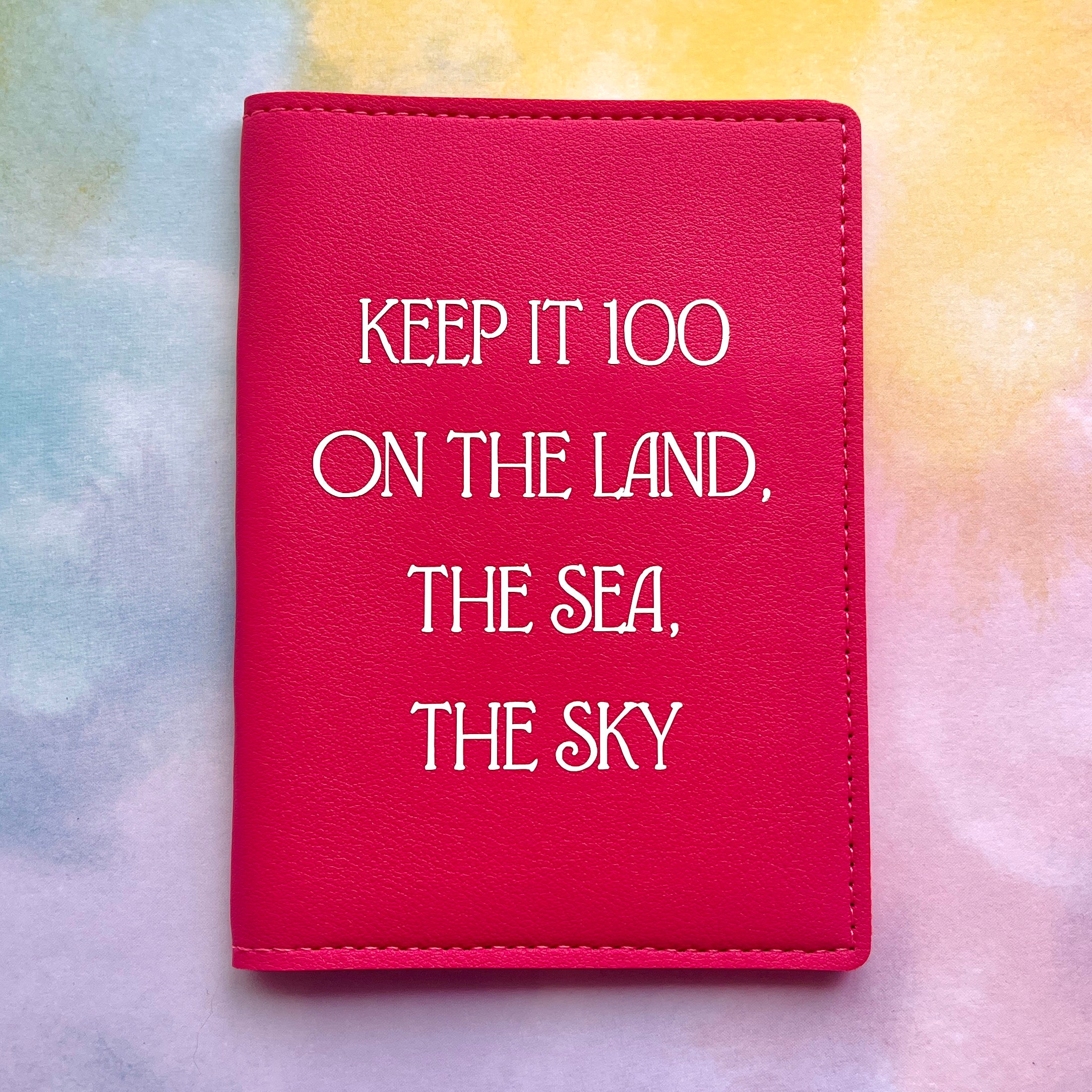 keep it 100 - Passport Cover
