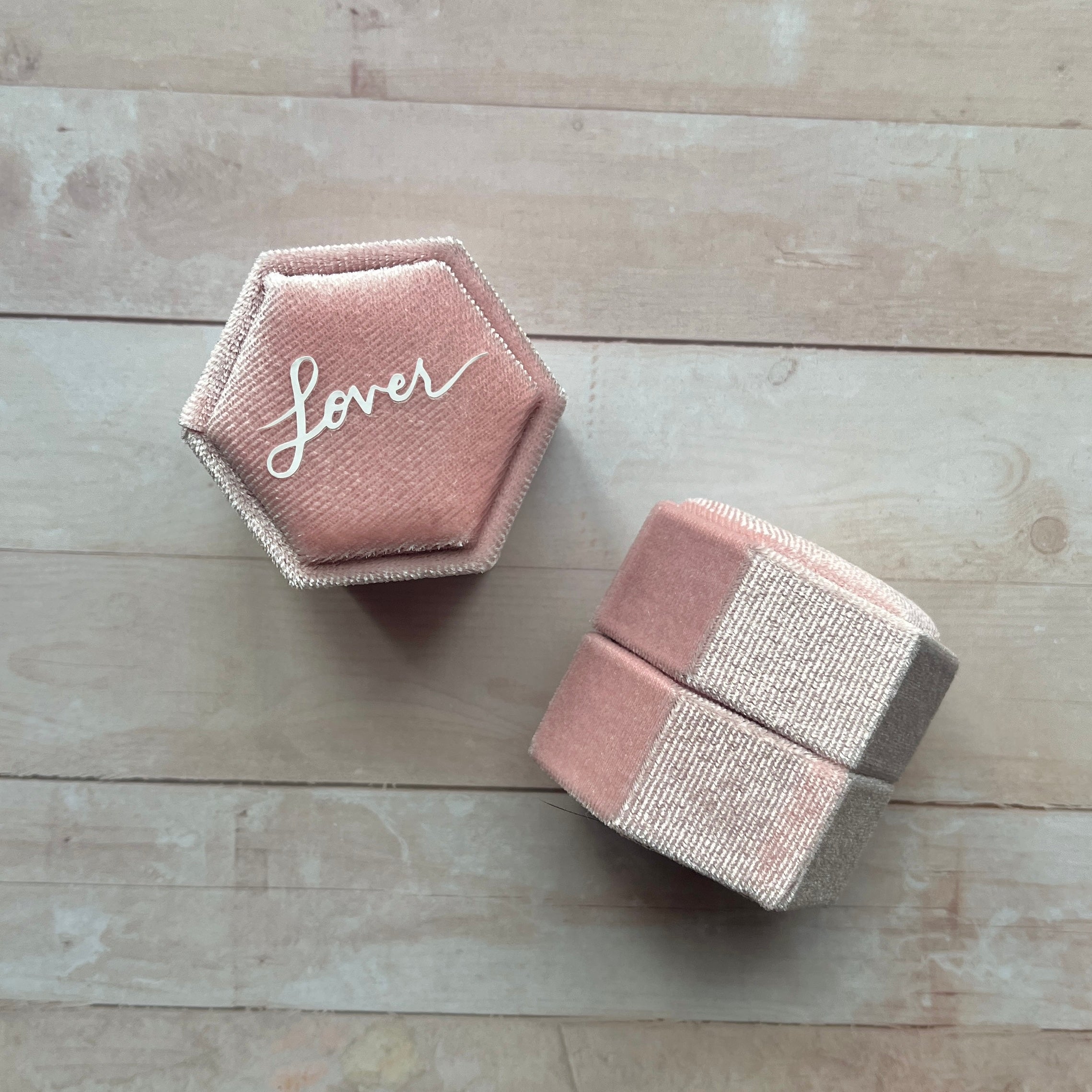 lover - two slot ring box