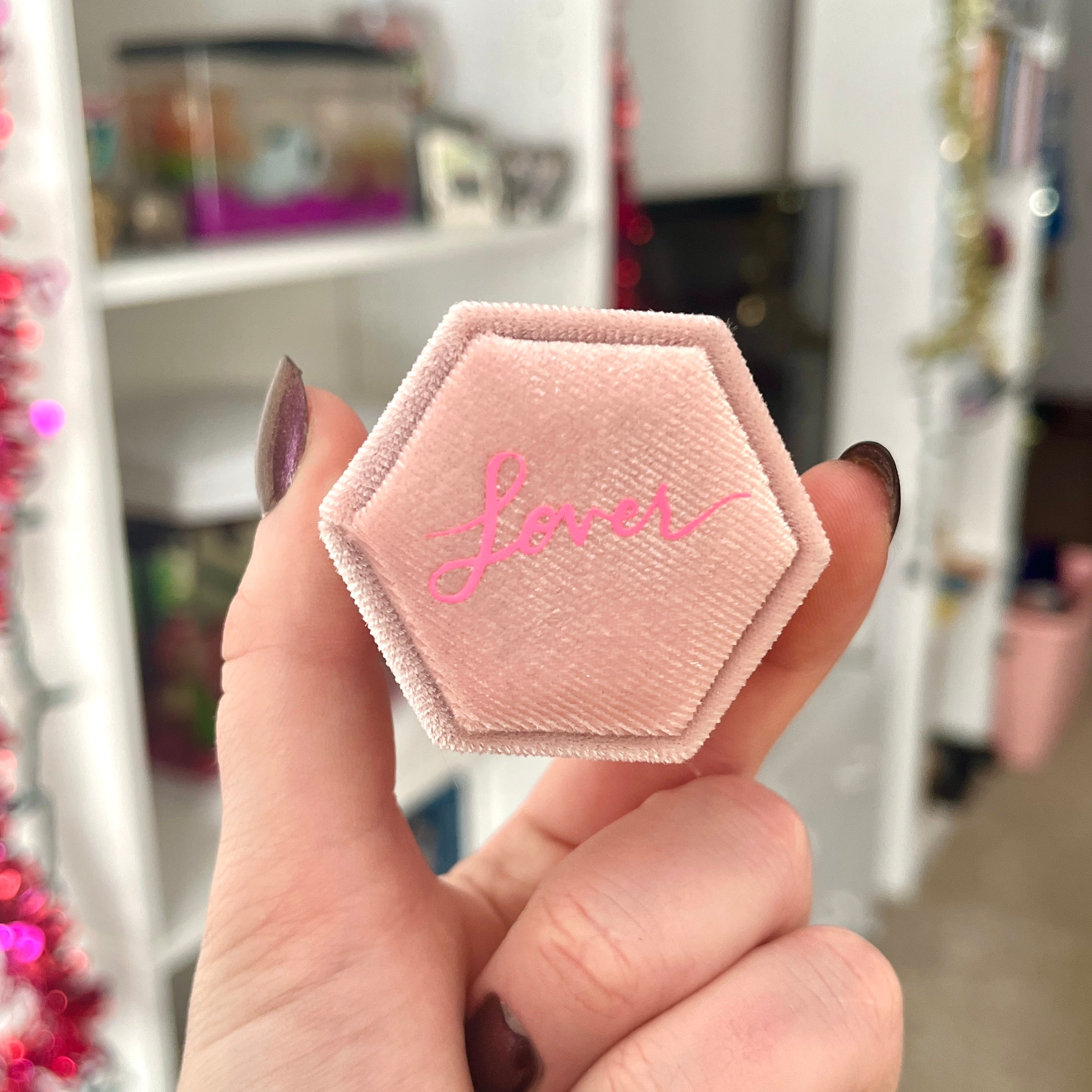 lover - two slot ring box