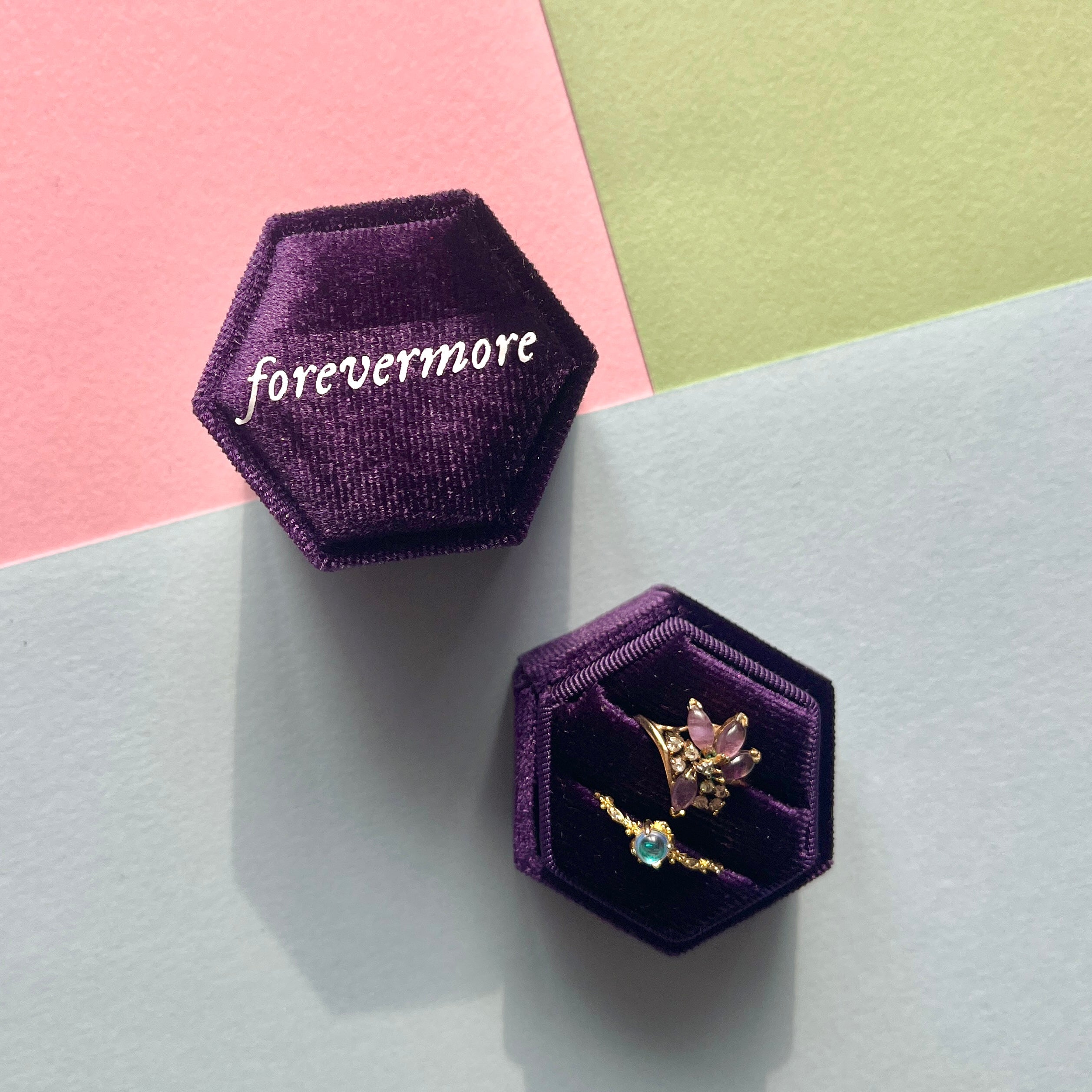 forevermore - two slot ring box