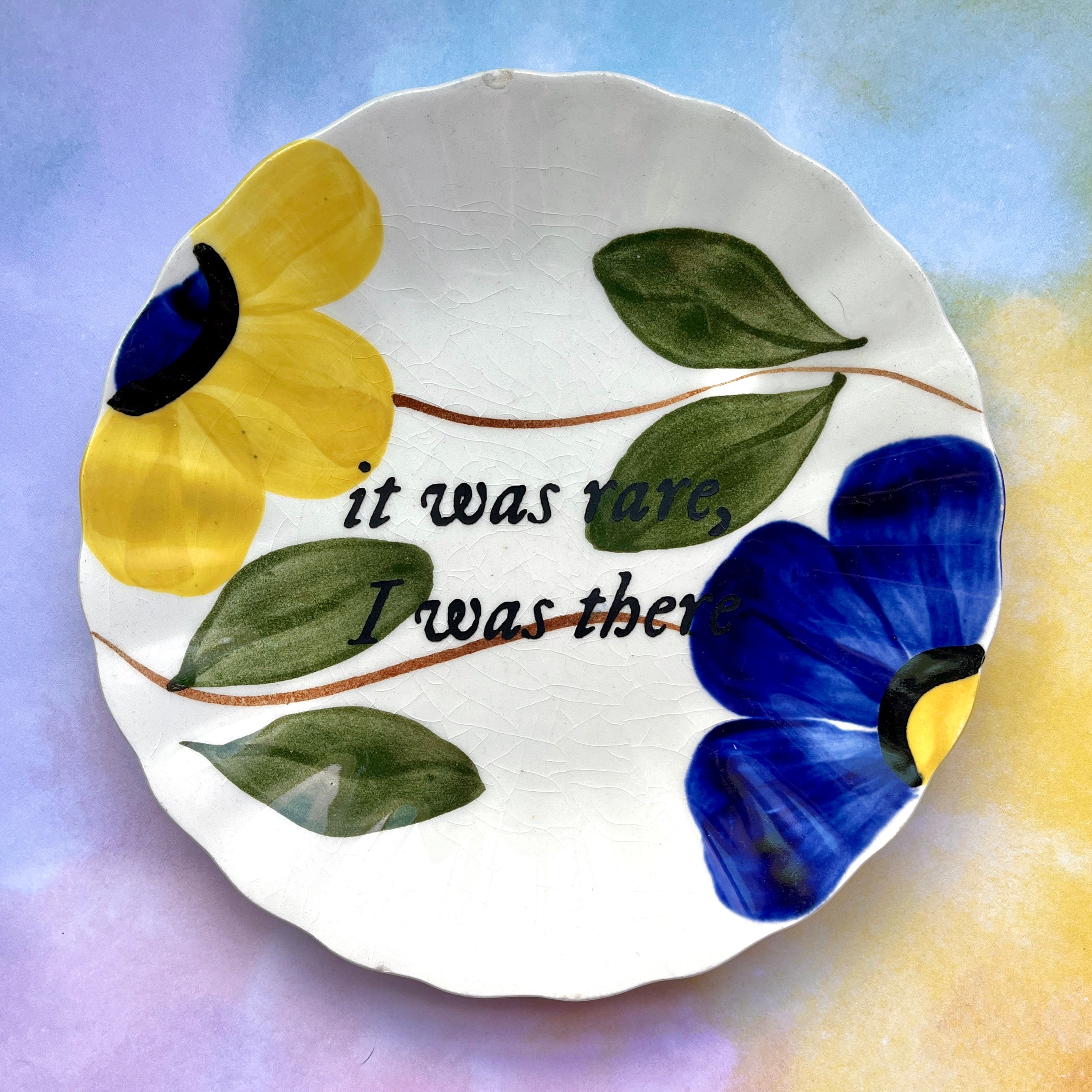 it was rare, i was there - jewelry dish