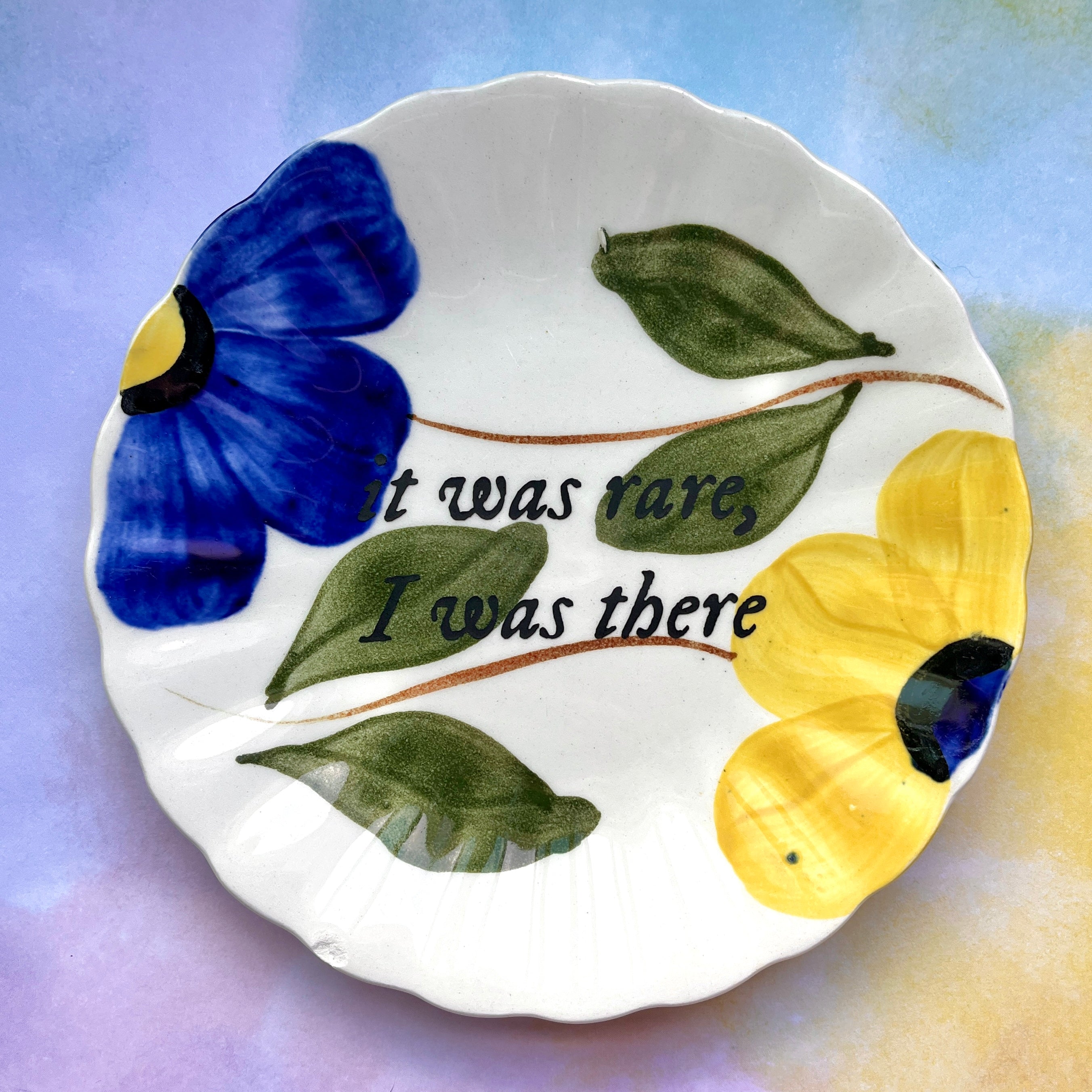 it was rare, i was there - jewelry dish