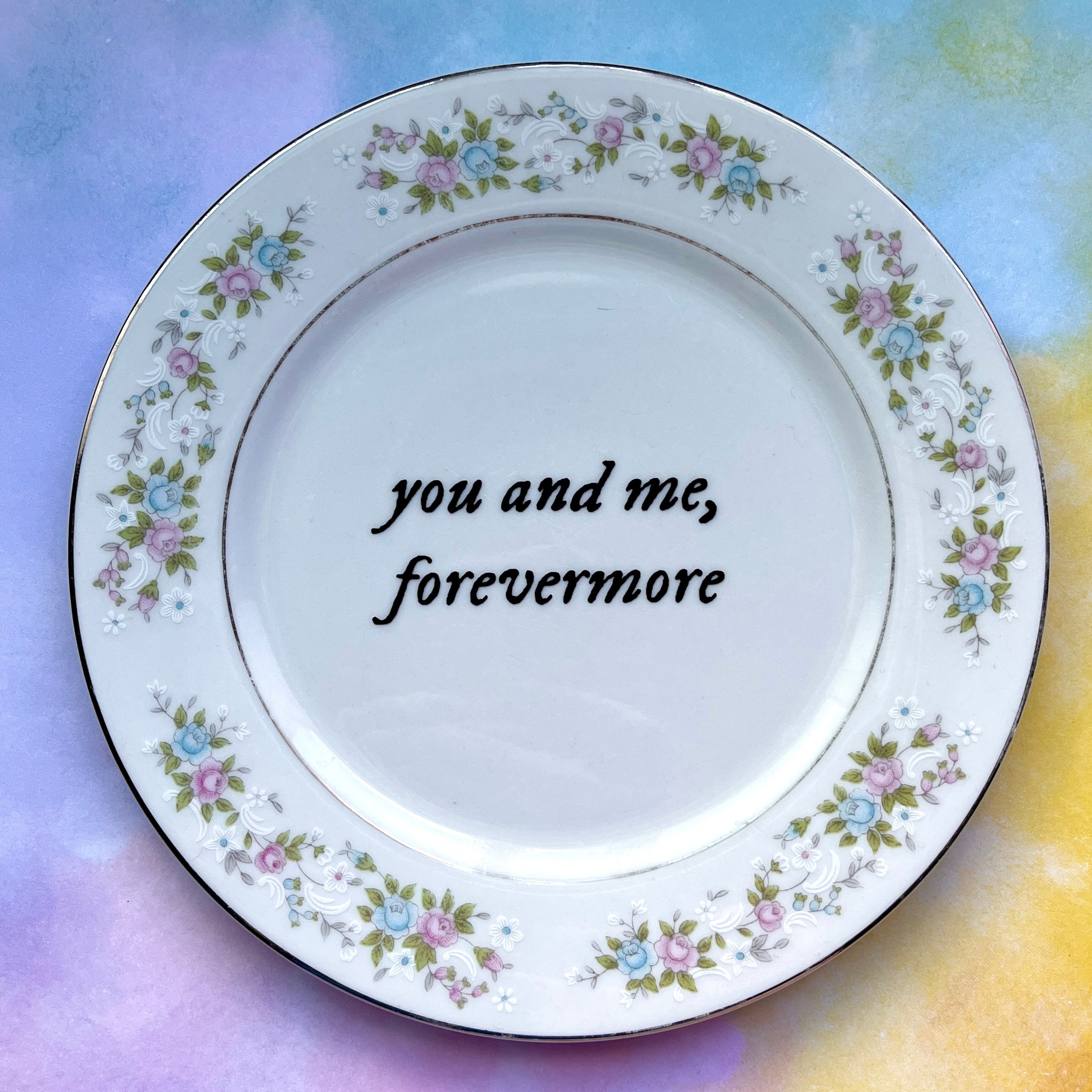 you and me, forevermore - jewelry dish
