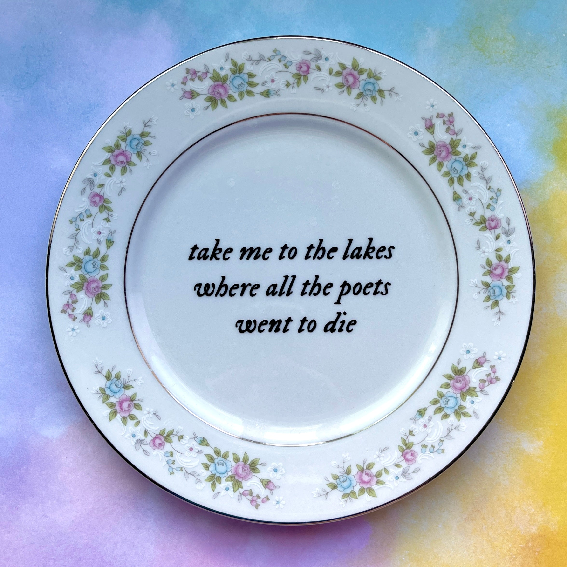 take me to the lakes - jewelry dish