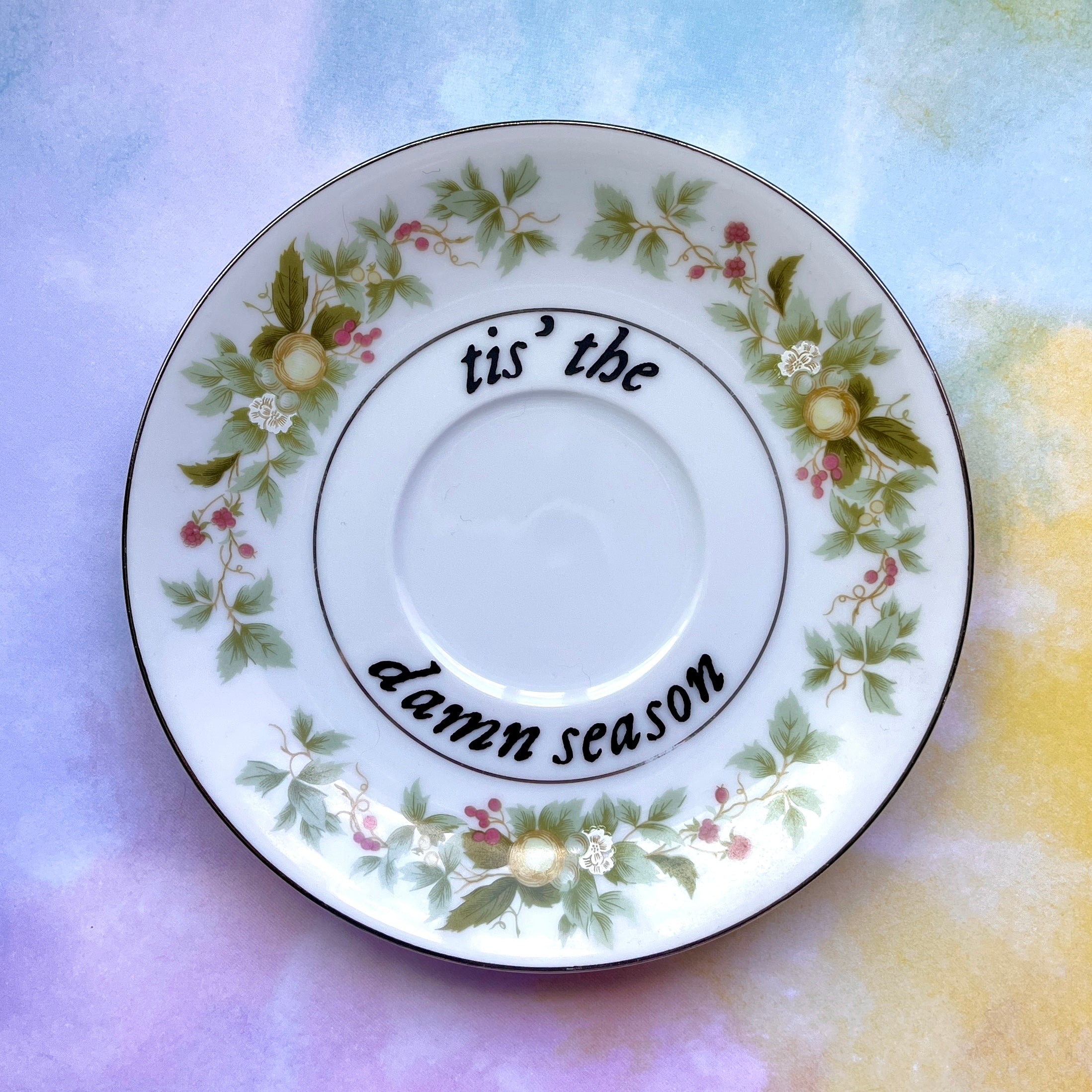 tis the damn season - jewelry dish