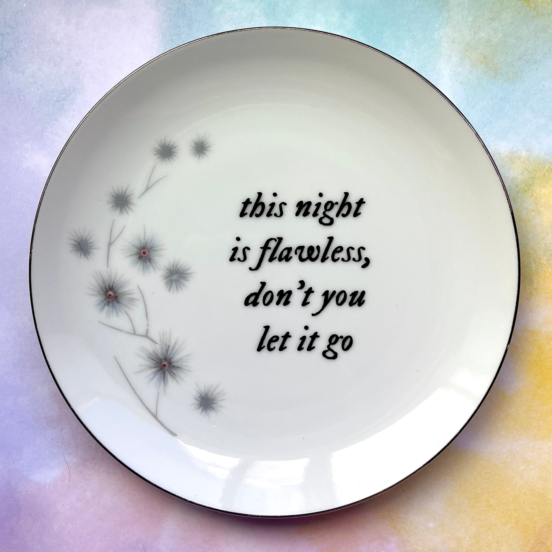 this night is flawless - jewelry dish