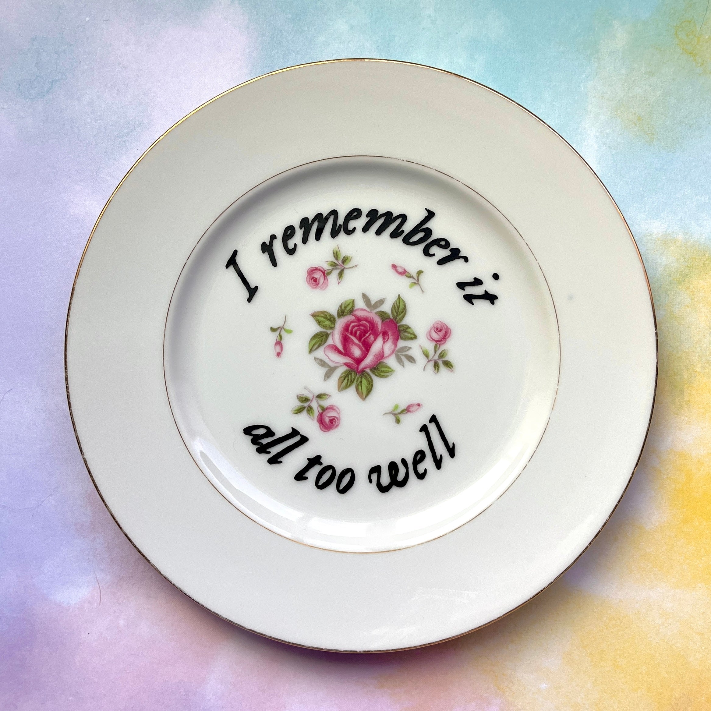 i remember it all too well - jewelry dish